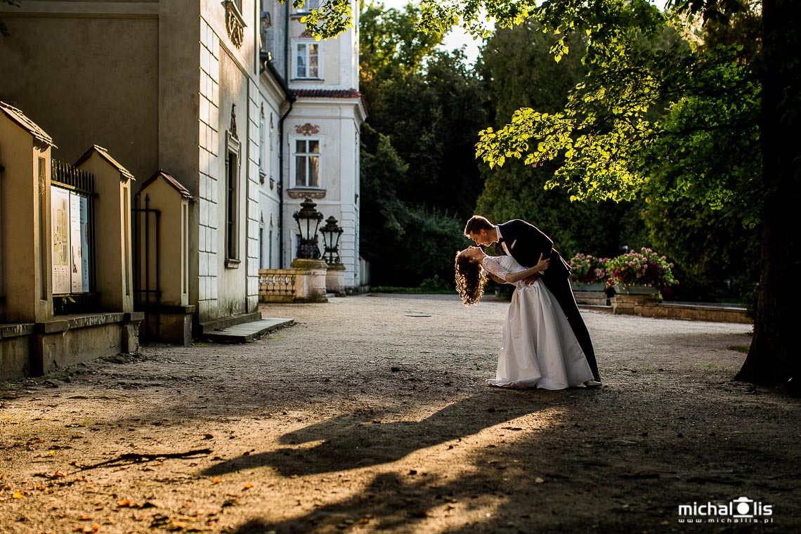 Poślubna sesja plenerowa w Nieborowie